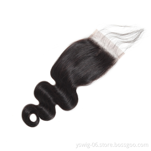 10A Mink Brazilian Hair 1b# Body Wave Virgin Brazilian Human Hair Bundles with Closure